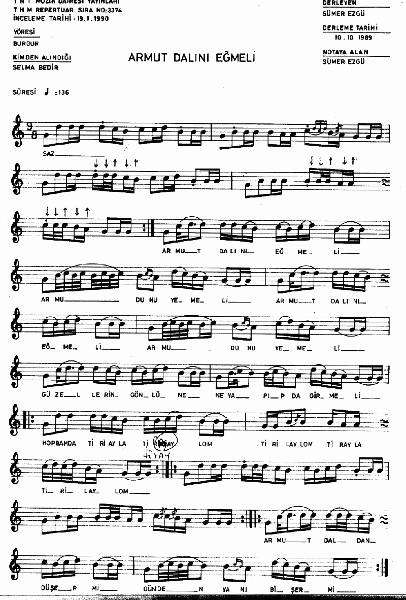 ARMUT DALINI EĞMELİ