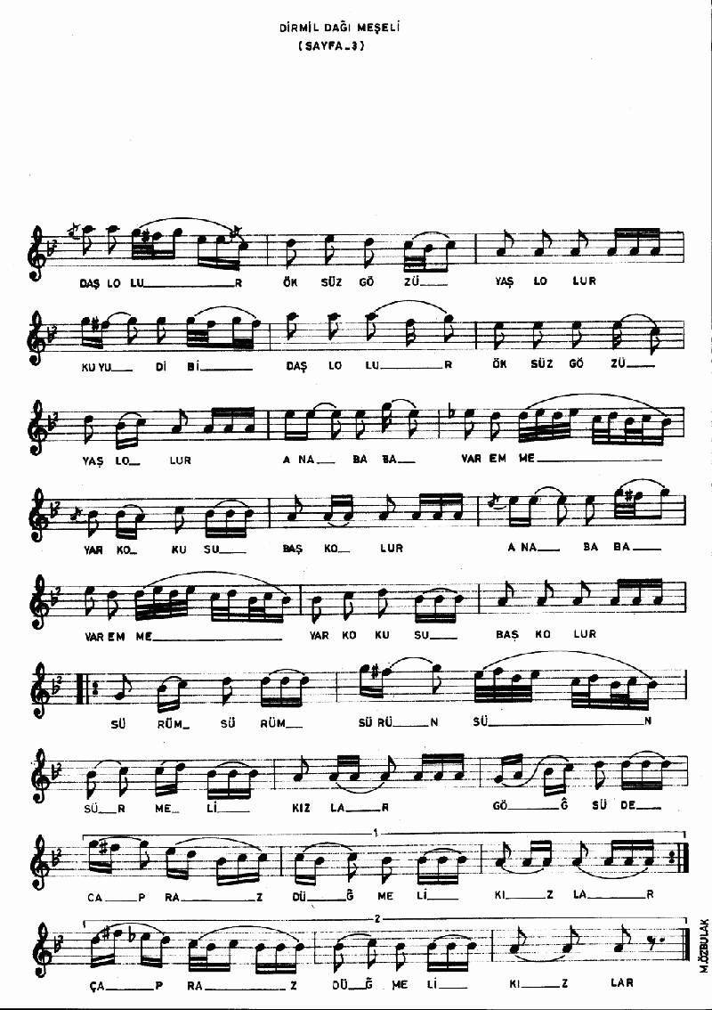 DİRMİL DAĞI MEŞELİ