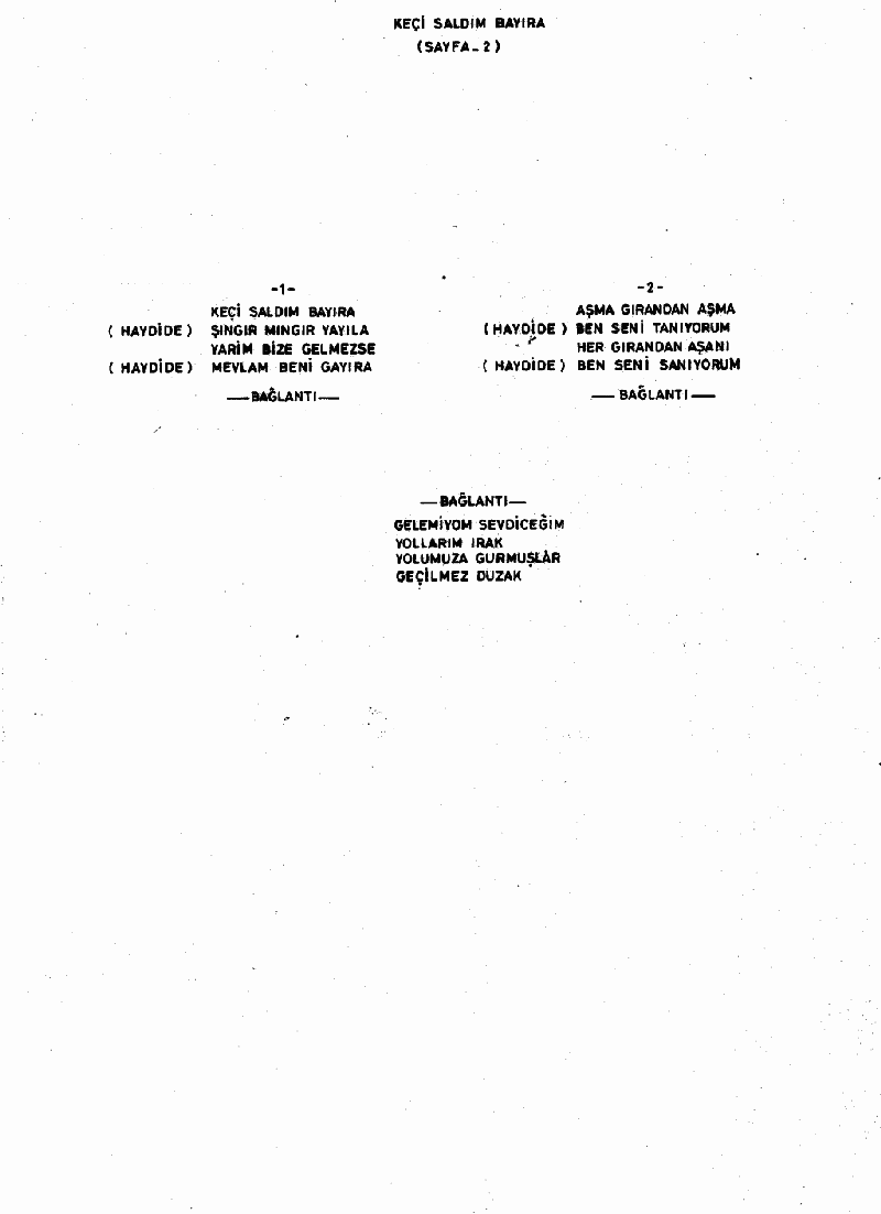 KEÇİ SALDIM BAYIRA