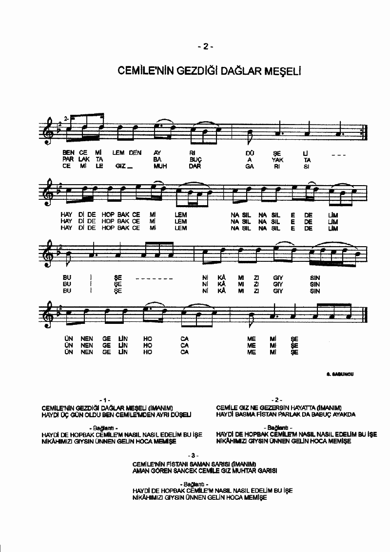 CEMİLE'NİN GEZDİĞİ DAĞLAR MEŞELİ