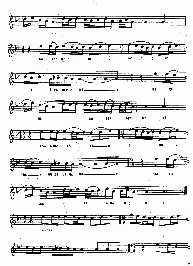 EĞİL KAVAĞIM EĞİL - II