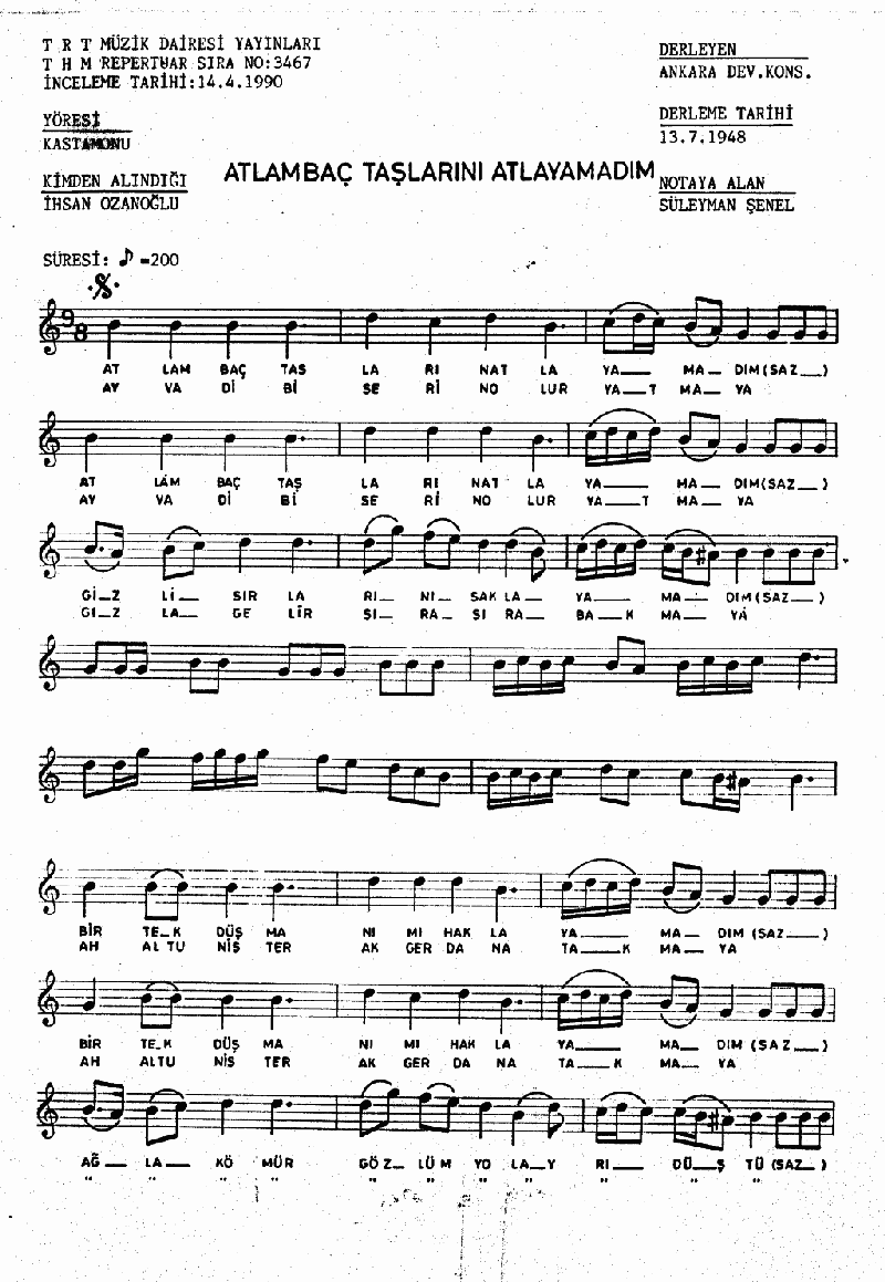 ATLAMBAÇ TAŞLARINI ATLAYAMADIM