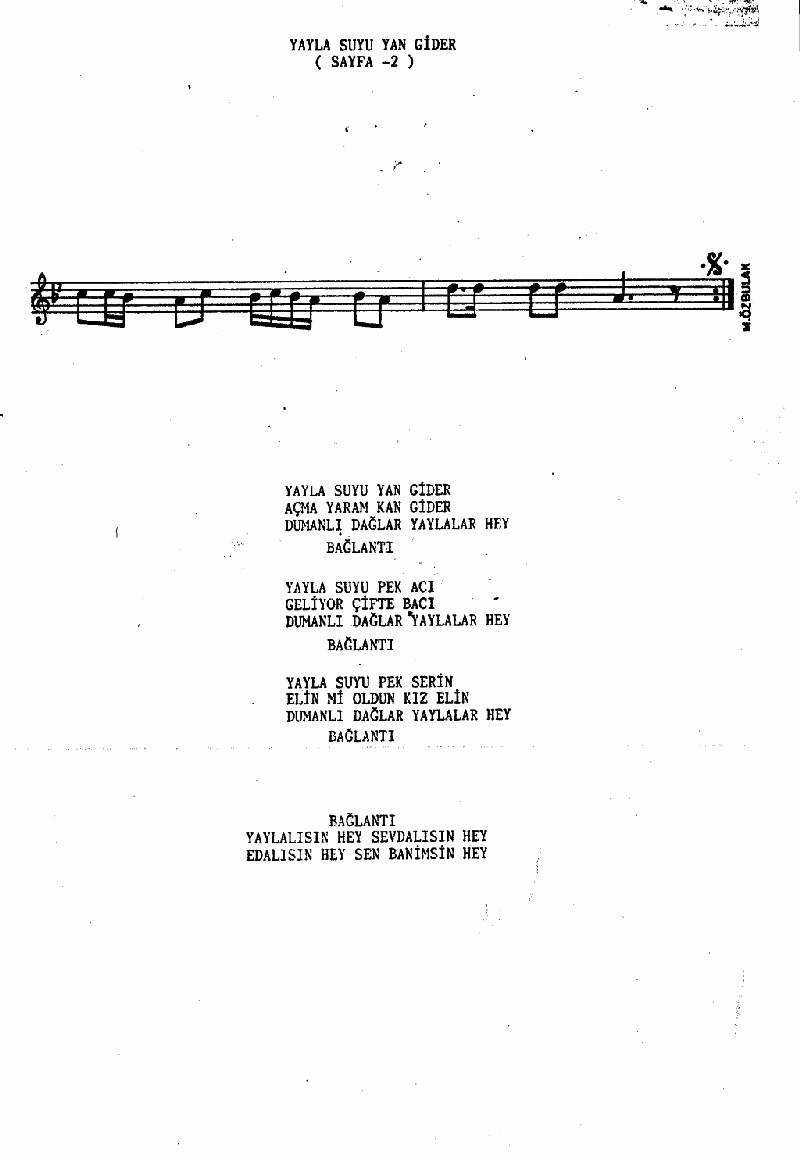 YAYLA SUYU YAN GİDER