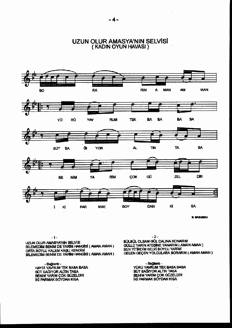 UZUN OLUR AMASYA'NIN SELVİSİ