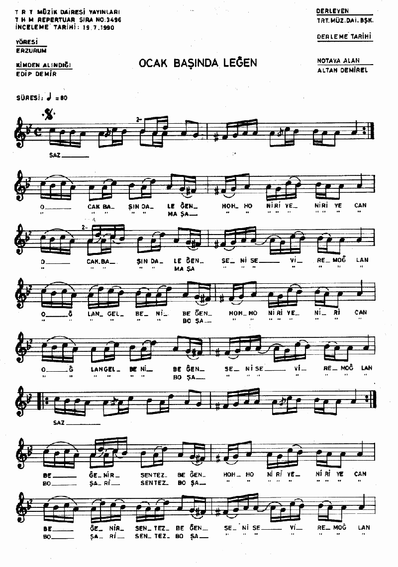 OCAK BAŞINDA LEĞEN