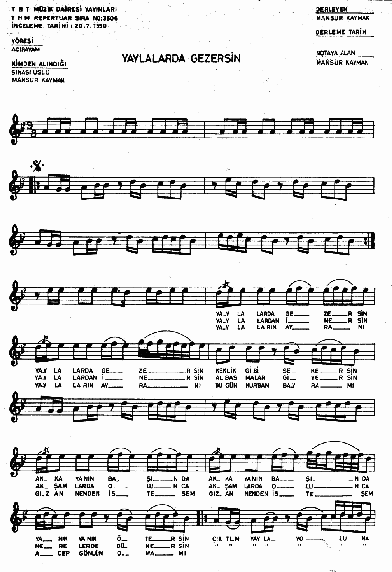 YAYLALARDA GEZERSİN