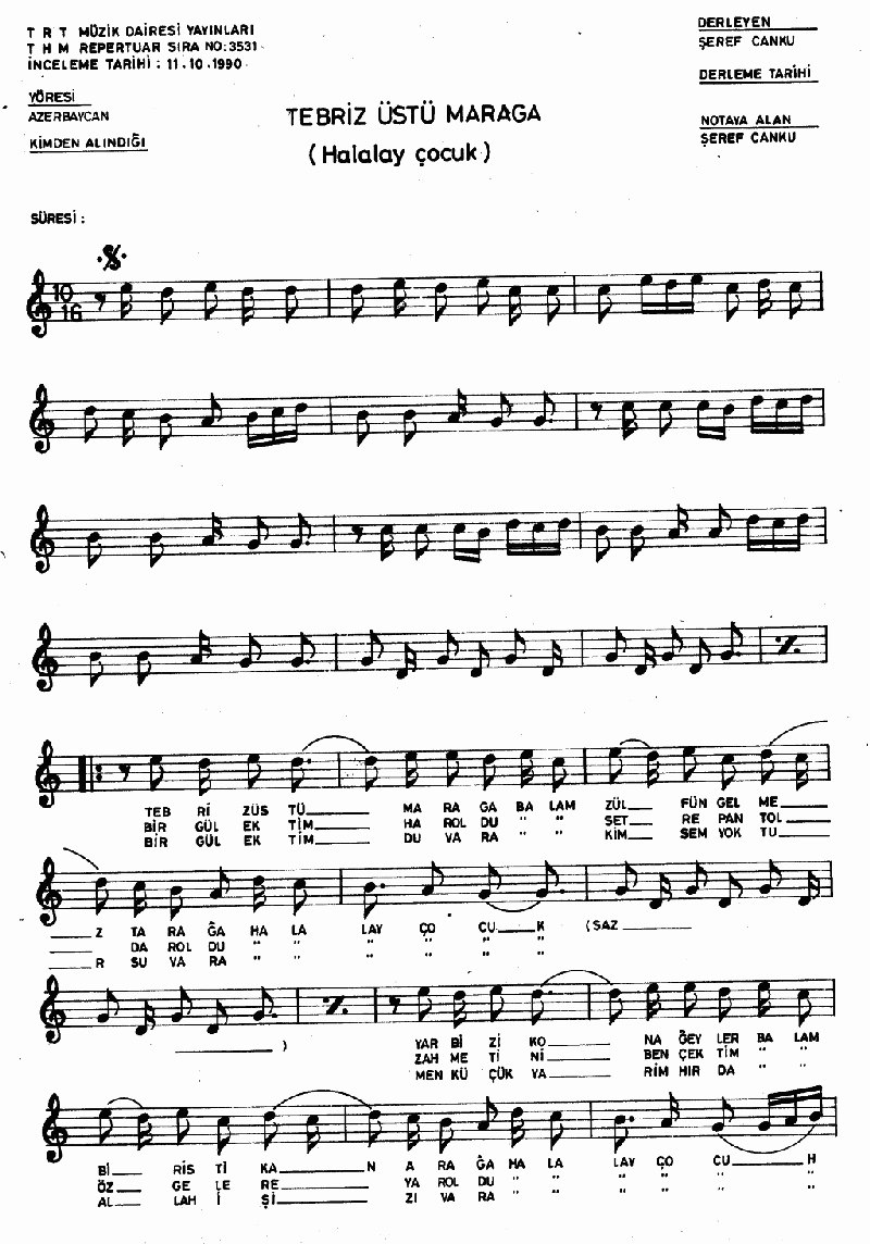 TEBRİZ ÜSTÜ MARAGA