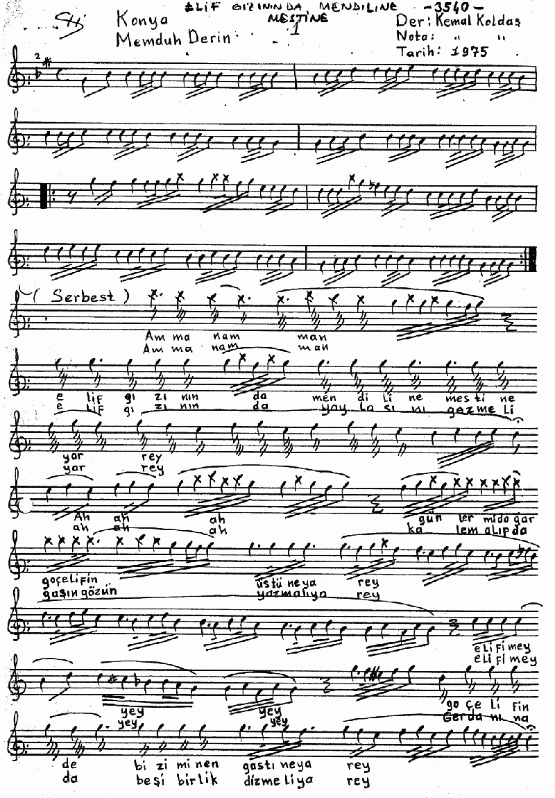 ELİF GIZININ DA MENDİLİNE MESTİNE