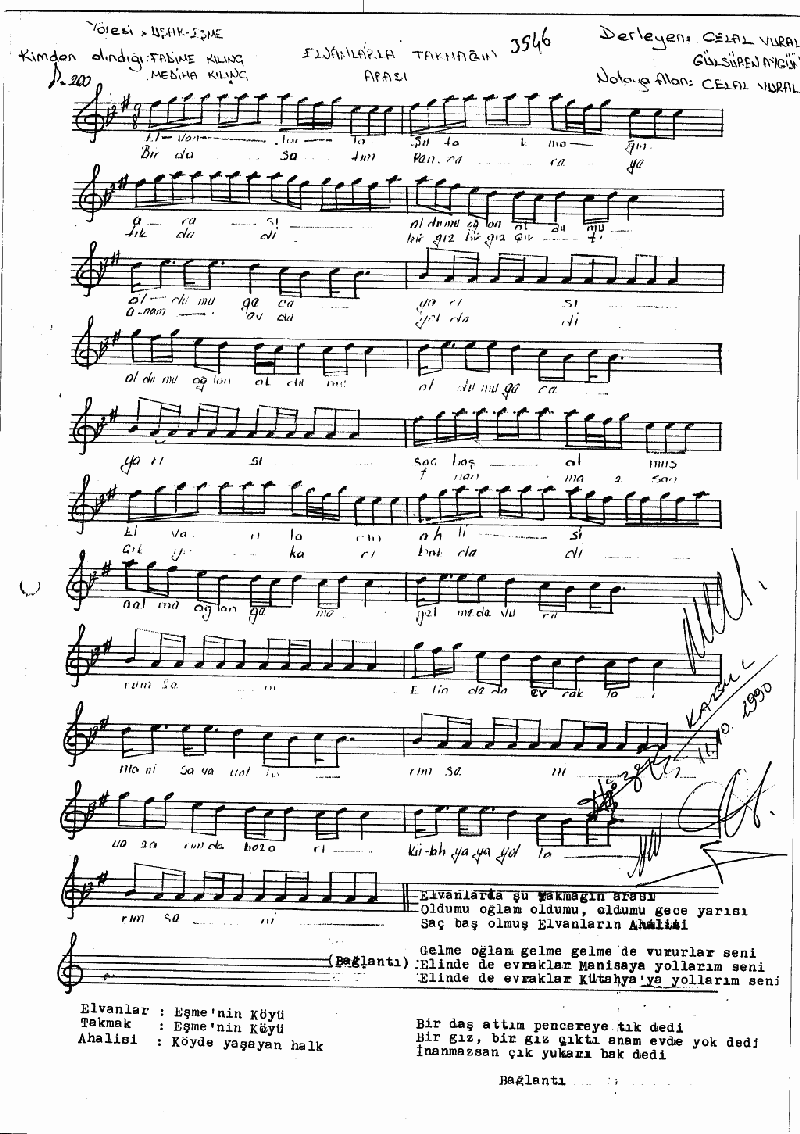 ELVANLAR'LA ŞU TAKMAĞIN ARASI