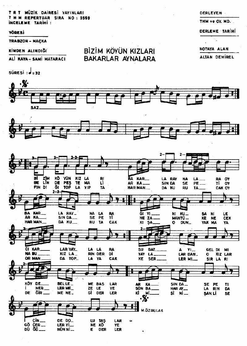 BİZİM KÖYÜN KIZLARI BAKARLAR AYNALARA