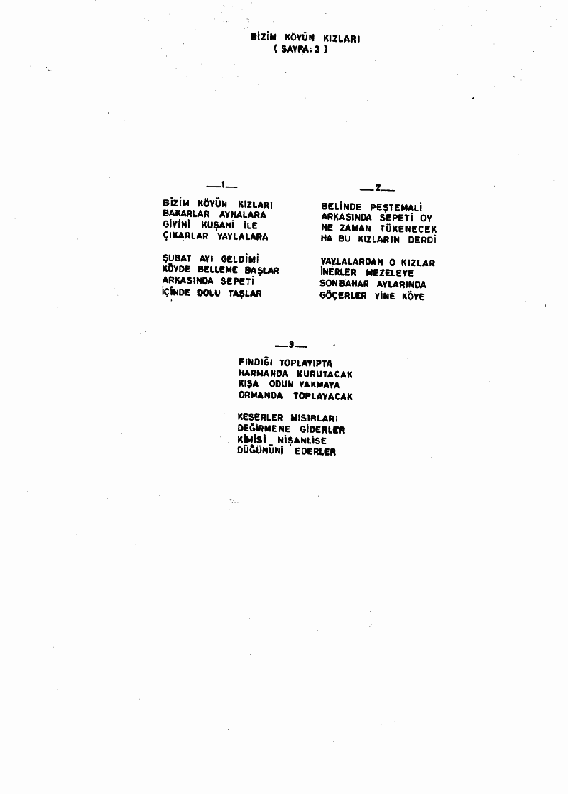 BİZİM KÖYÜN KIZLARI BAKARLAR AYNALARA