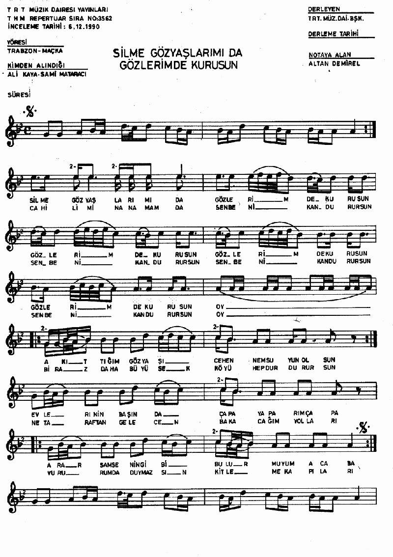 SİLME GÖZ YAŞLARIMI