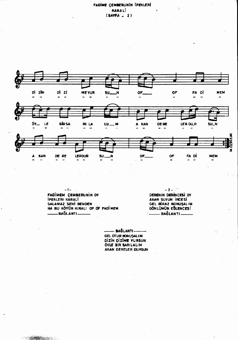 FADİME'M ÇEMBERUNİN