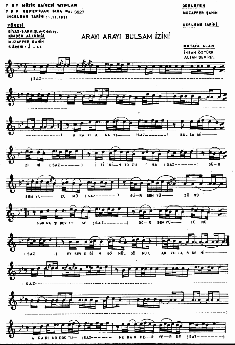 ARAYI ARAYI BULSAM İZİNİ