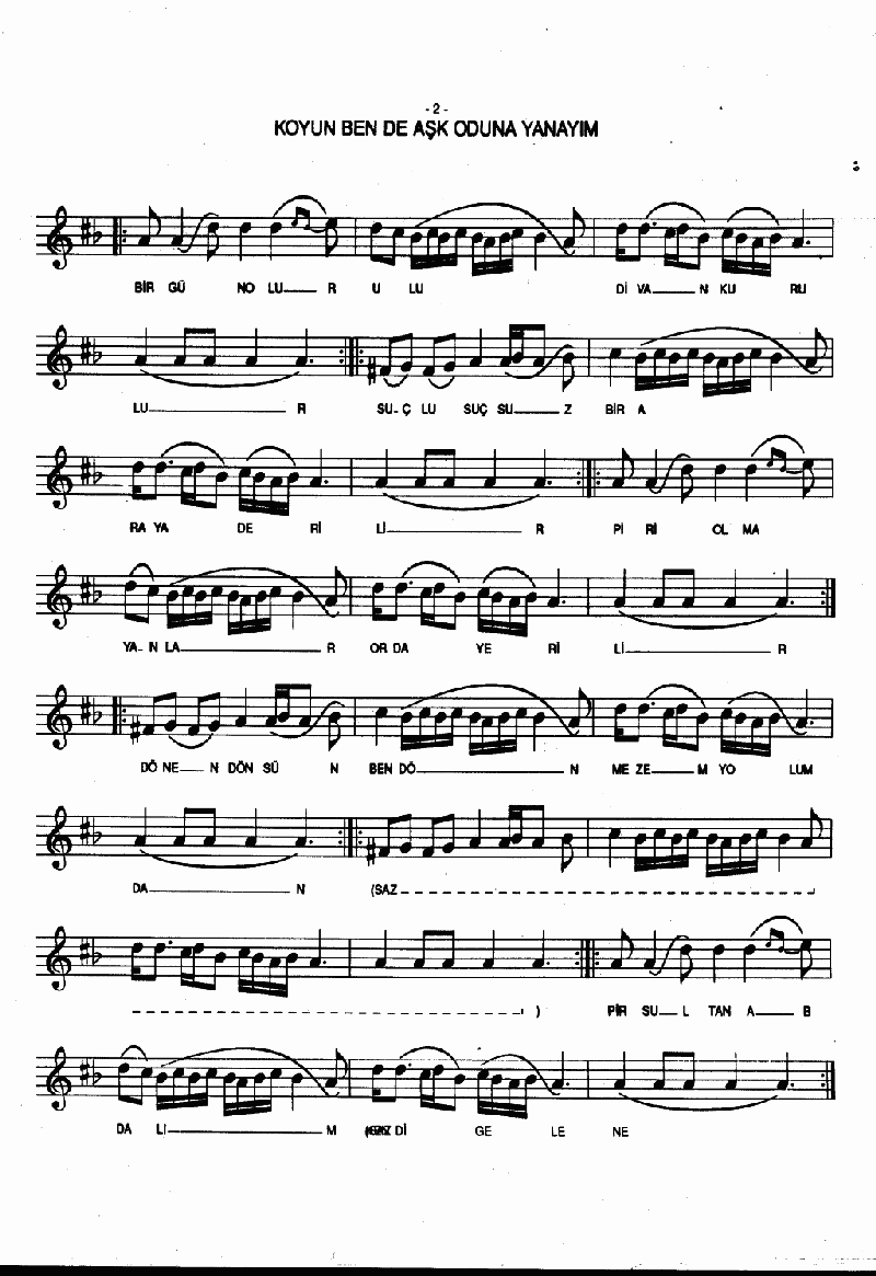 KOYUN BEN DE AŞK ODUNA YANAYIM
