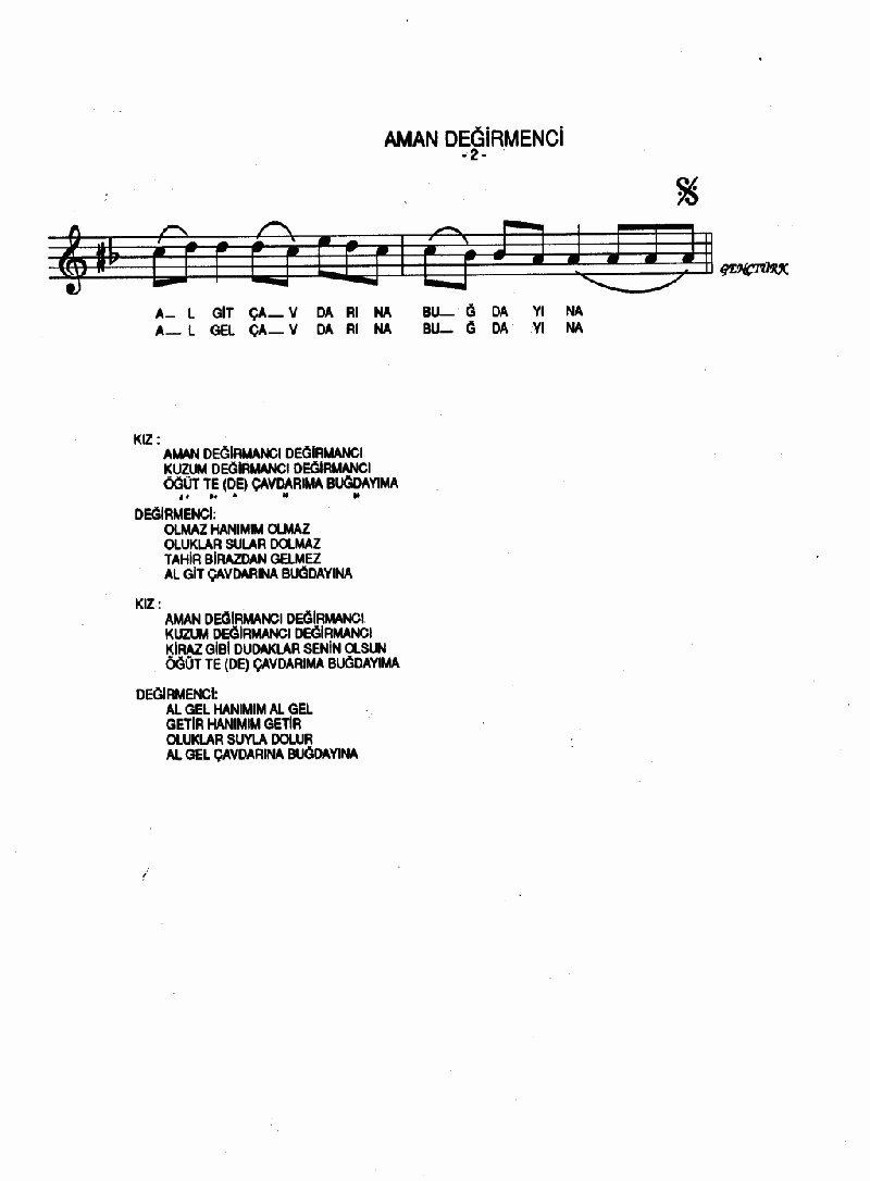 AMAN DEĞİRMANCİ DEĞİRMANCİ