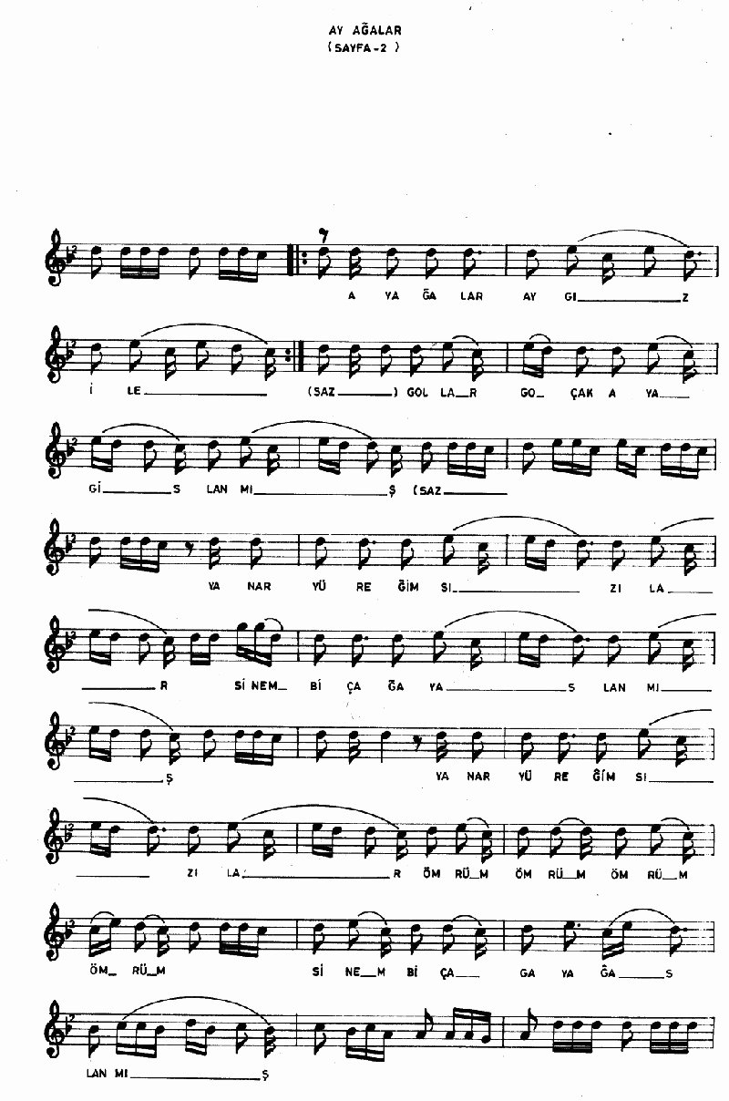 AY AĞALAR AY GIZ İLE