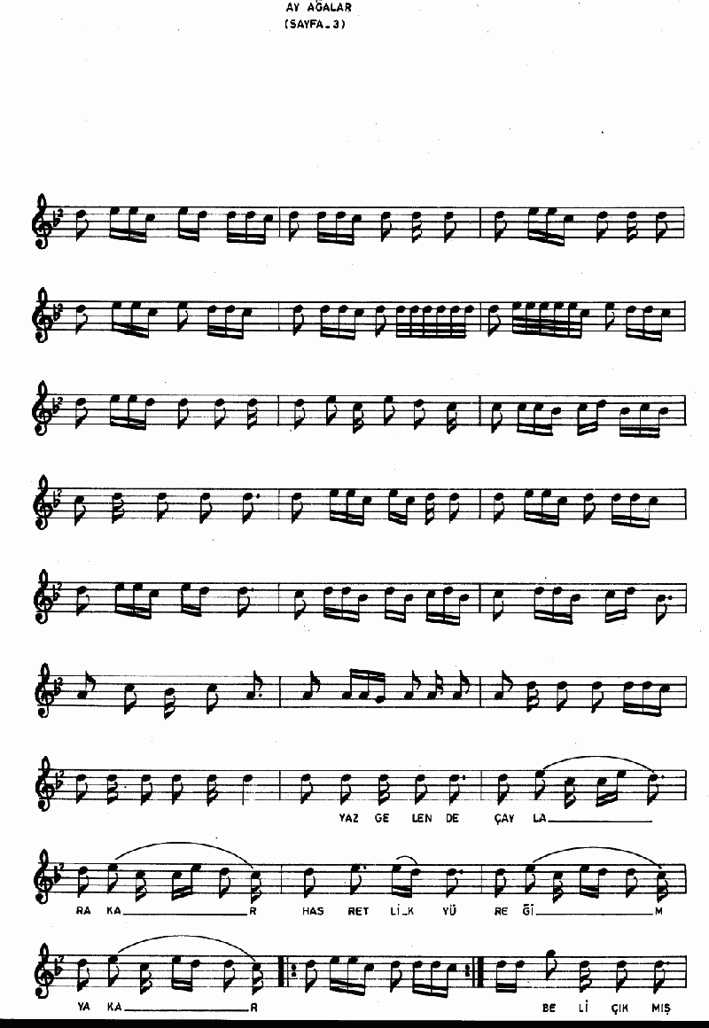 AY AĞALAR AY GIZ İLE