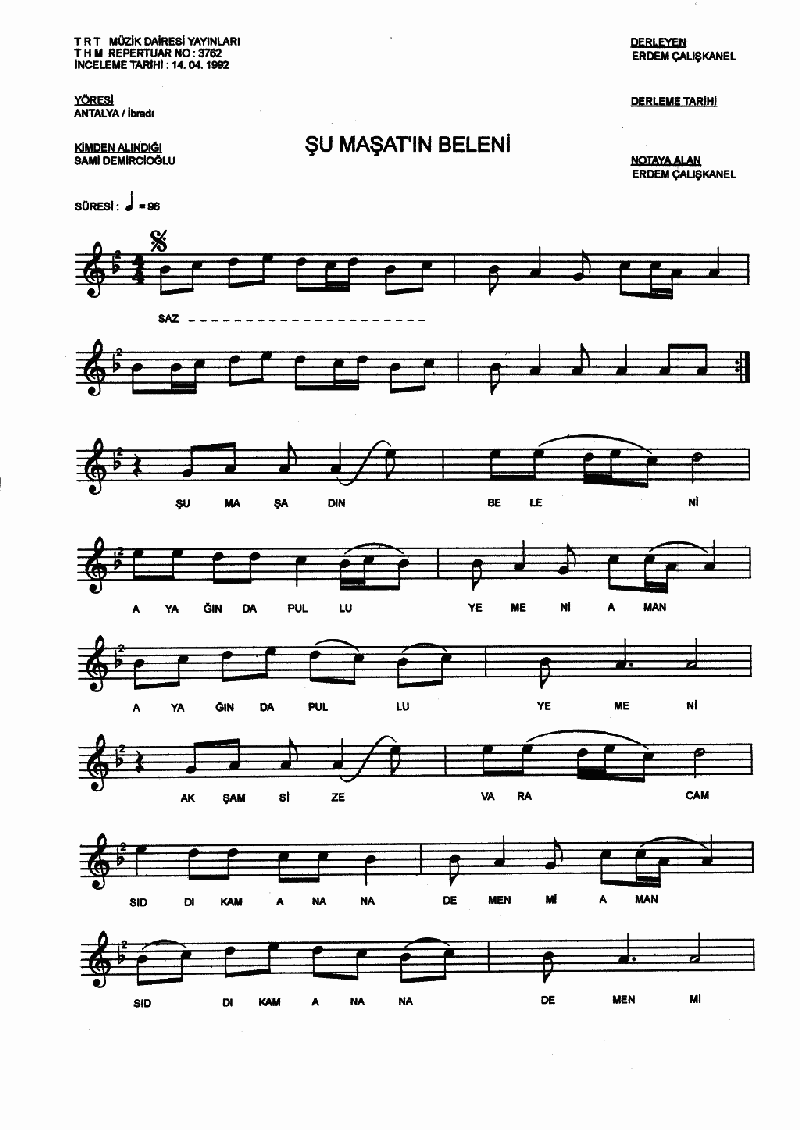 ŞU MAŞAT'IN BELENİ