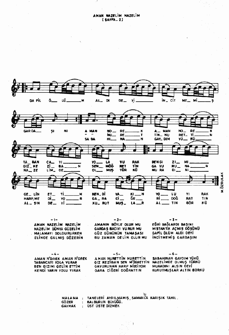 AMAN NAZELİM NAZELİM