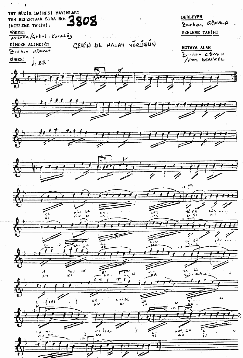 ÇEKİN DE HALAY YÜRÜSÜN