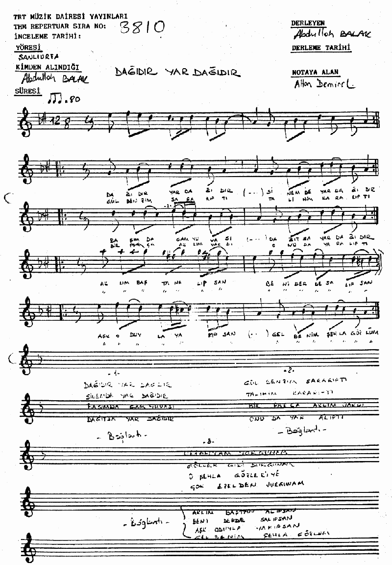 DAĞIDIR YAR DAĞIDIR