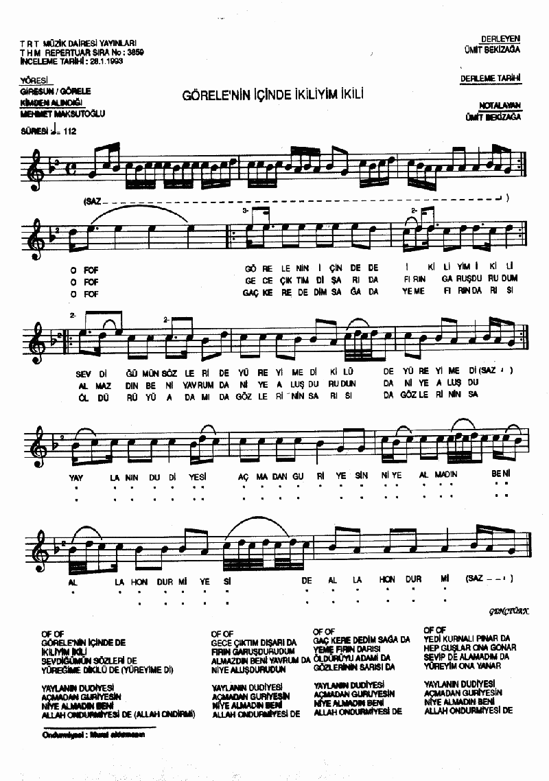 GÖRELE'NİN İÇİNDE İKİLİYİM İKİLİ