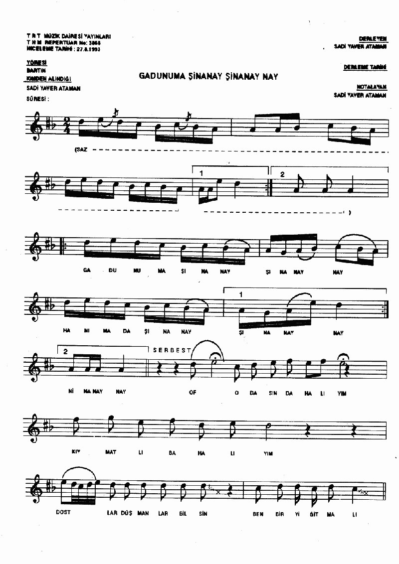 ODASINDA HALIYIM (Gadunuma Şinanay)