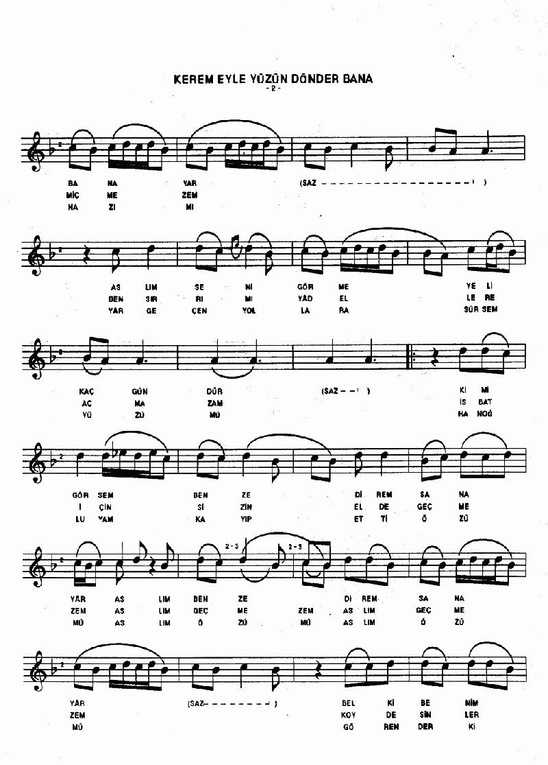 KEREM EYLE YÜZÜN DÖNDER BANA