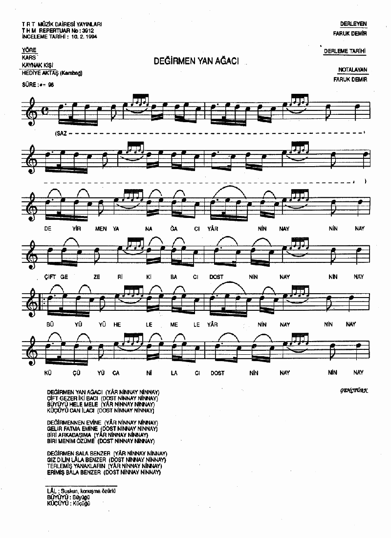 DEĞİRMEN YAN AĞACI