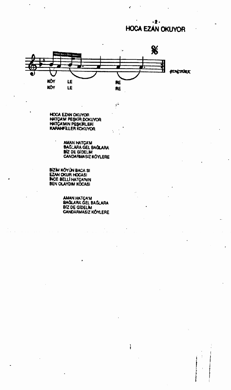 HOCA EZAN OKUYOR