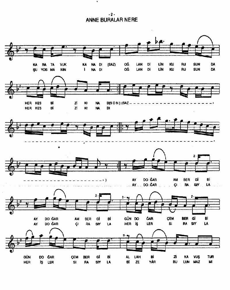 ANNE BURALAR NERE