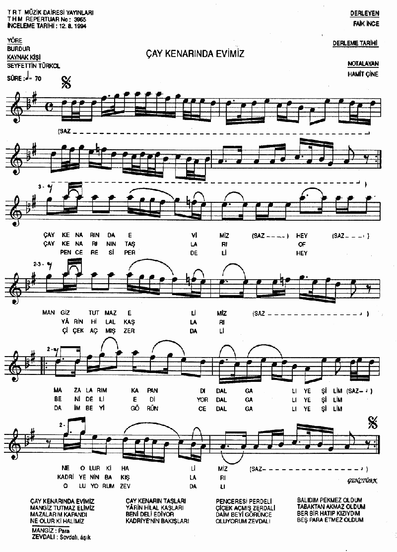 ÇAY KENARINDA EVİMİZ