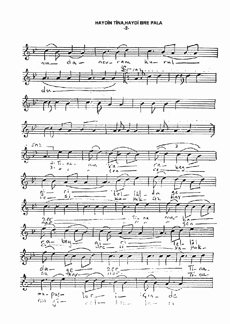 HAYDİ TİNA HAYDİ BRE PALA