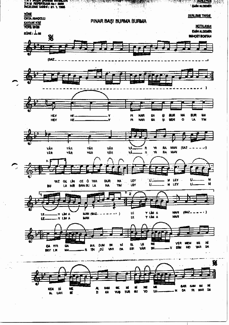 PINAR BAŞI BURMA BURMA