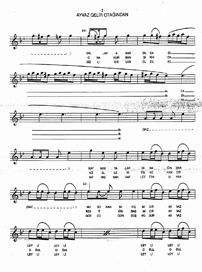 AYVAZ GELİR OTAĞINDAN