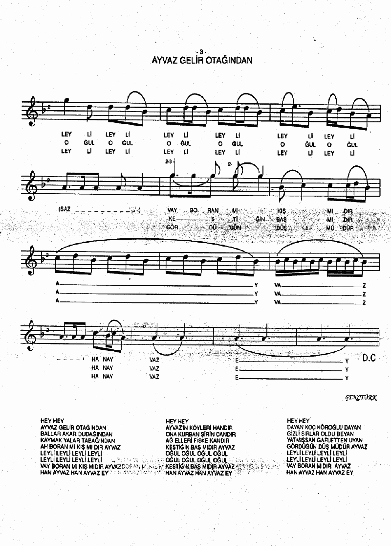 AYVAZ GELİR OTAĞINDAN