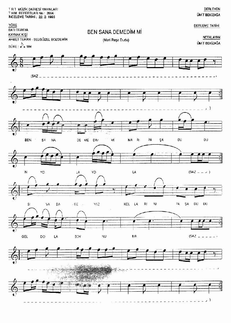 BEN SANA DEMEDİM Mİ - II