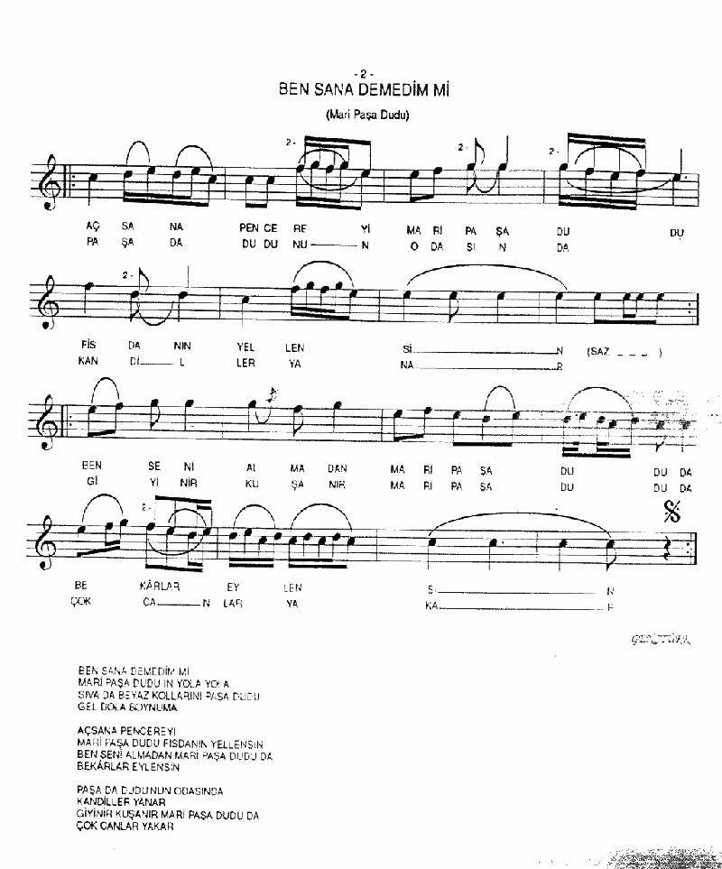 BEN SANA DEMEDİM Mİ - II