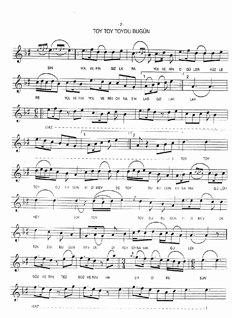 TOY TOY TOY TOY DU BUGÜN