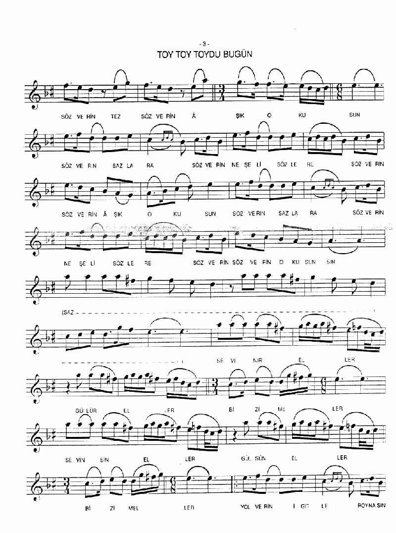 TOY TOY TOY TOY DU BUGÜN