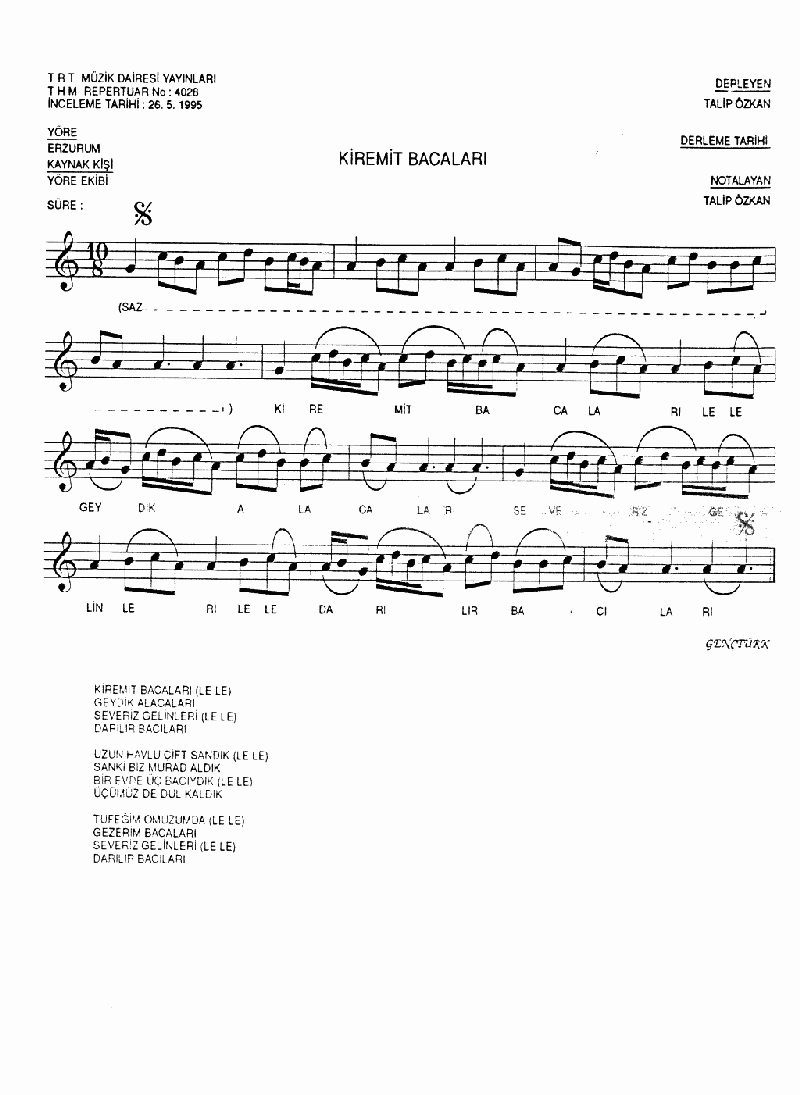 KİREMİT BACALARI - II