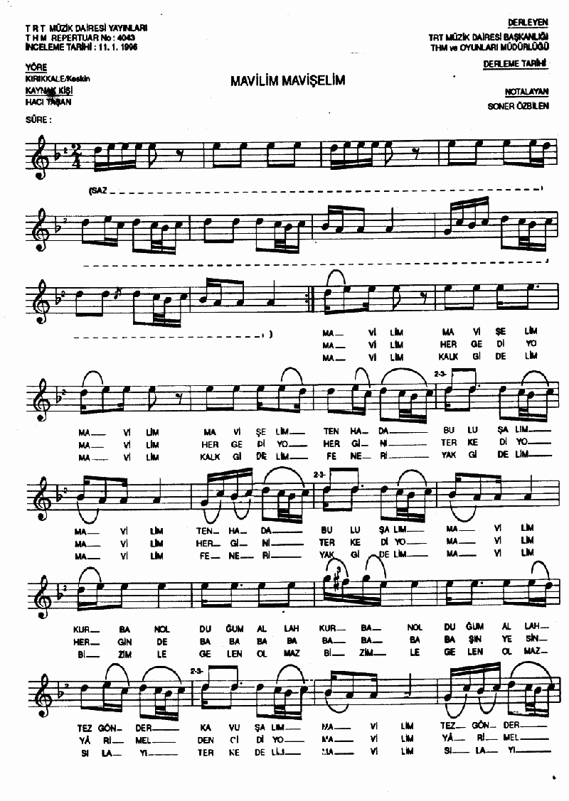 MAVİLİM MAVİŞELİM