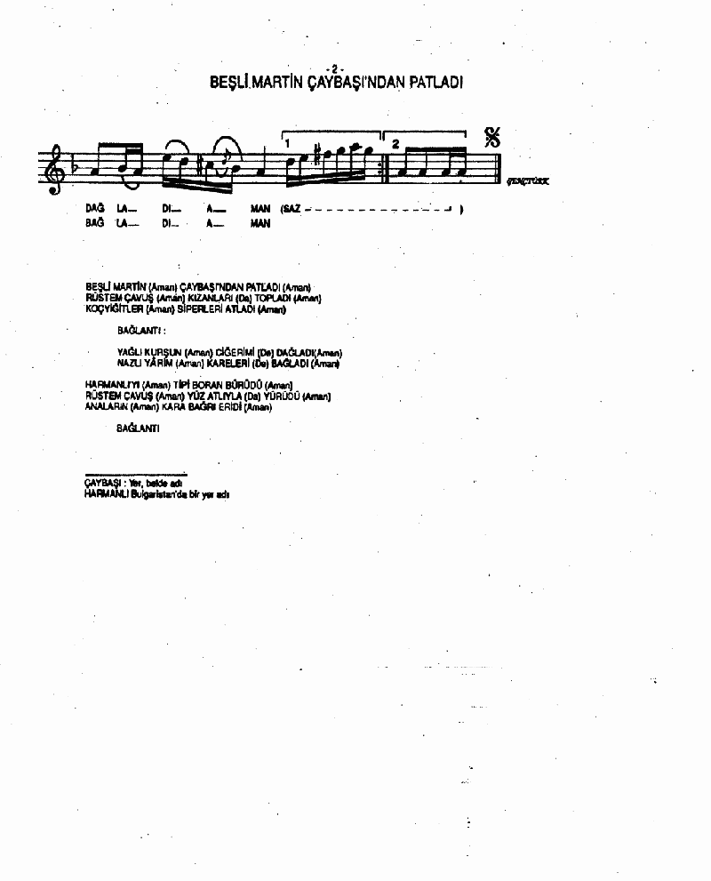 BEŞLİ MARTİN ÇAY BAŞINDAN PATLADI