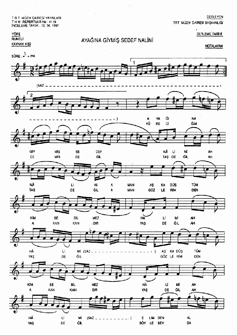 AYAĞINA GİYMİŞ SEDEF NALİNİ - I