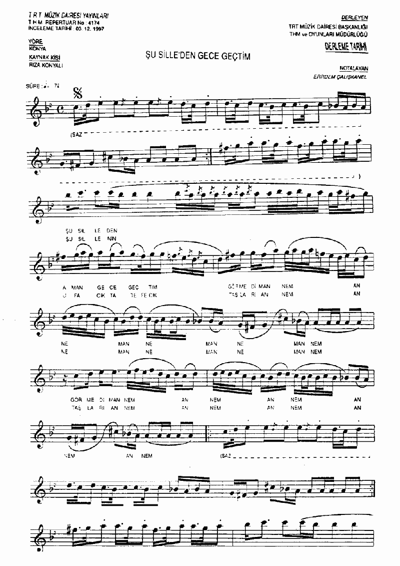 ŞU SİLLE' DEN GECE GEÇTİM