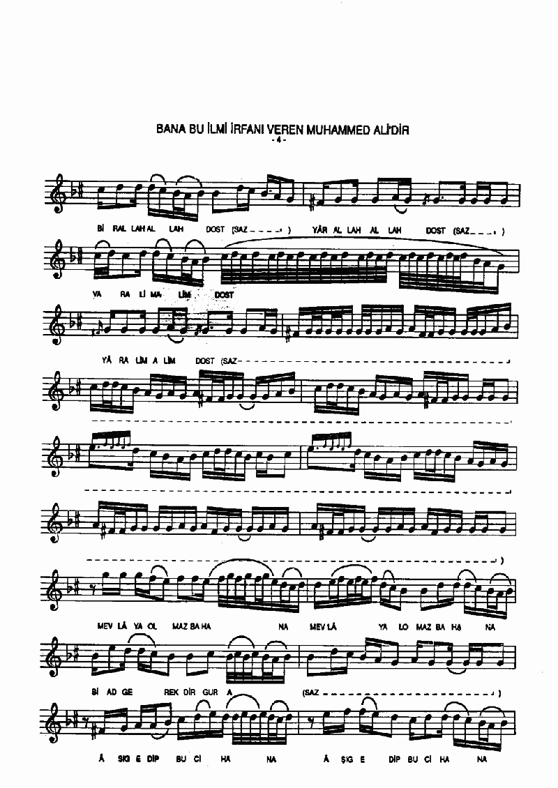 BANA BU İLMİ İRFANI VEREN