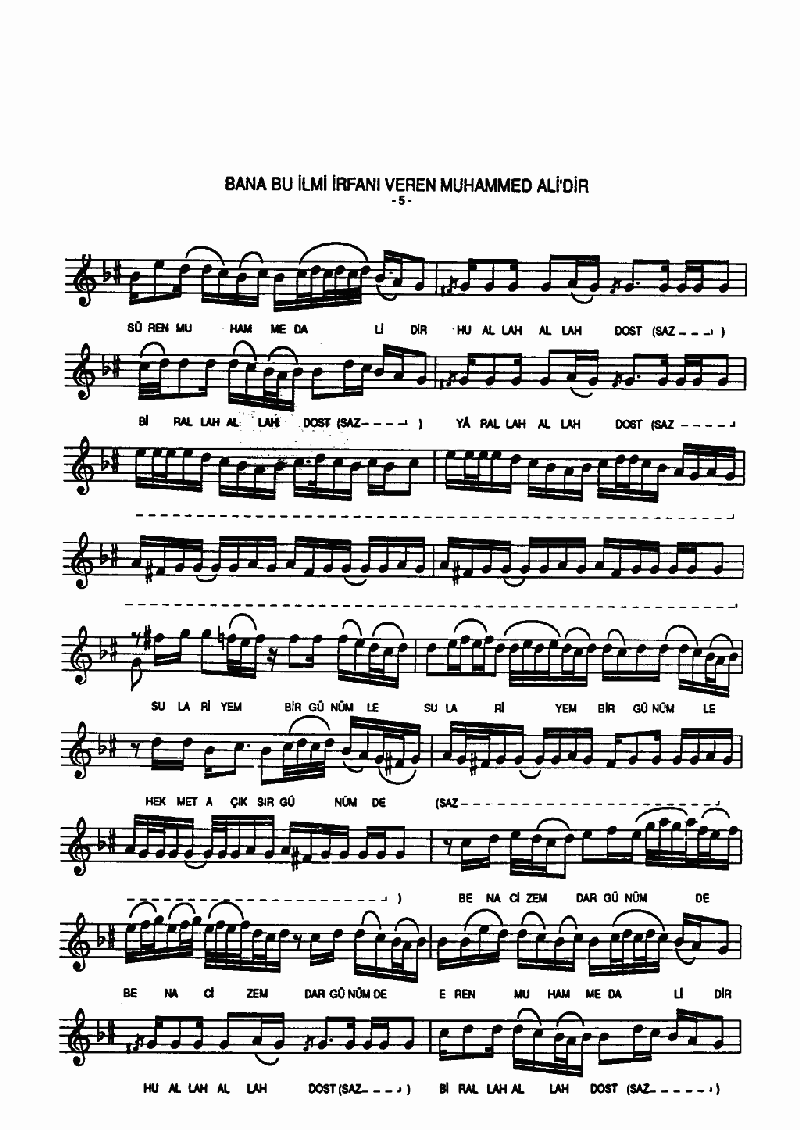 BANA BU İLMİ İRFANI VEREN