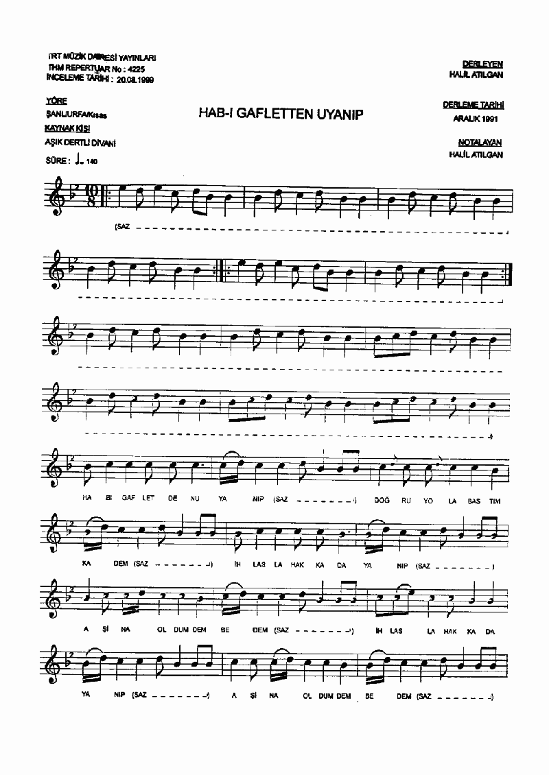 HAB-I GAFLETTEN UYANIP