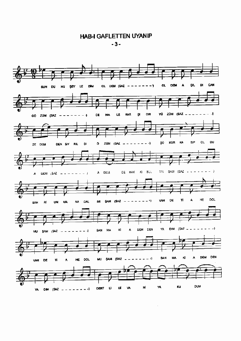 HAB-I GAFLETTEN UYANIP